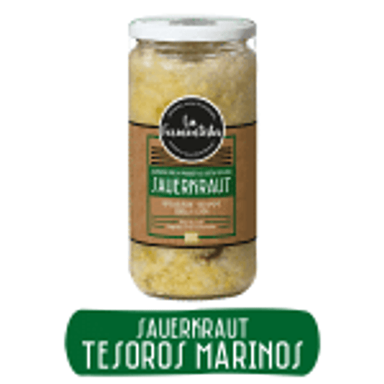 Sauerkraut Tesoros Marinos, 670g, La Fermentista