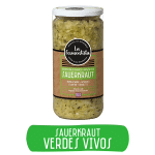Sauerkraut Verdes Vivos, 670g, La Fermentista
