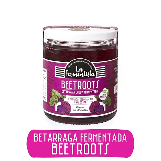 Beetroots, Betarraga cruda fermentada, 380g, La Fermentista