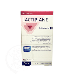 Probiótico Lactibiane Tolerance, 5 cepas. 10 mil millones, 30 cápsulas, Pileve