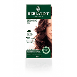 4R Castaño Cobrizo - Tintura De Pelo Sin Amoniaco con Aloe Vera Herbatint