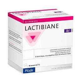 Probiotico Lactibiane Iki 3 cepas, 40 mil millones por sobre, 30 sobres, PiLeJe