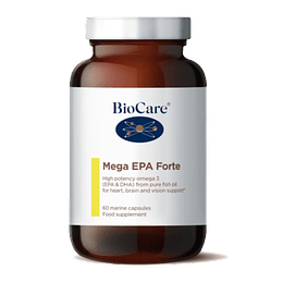Mega EPA Forte, Omega 3, 60 cápsulas, BioCare