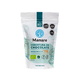 Cobertura de Cacao 70% 400g Manare