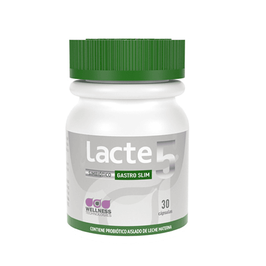 Lacte 5, Probiótico,  30 Cápsulas, Lacte 5 - GASTRO SLIM