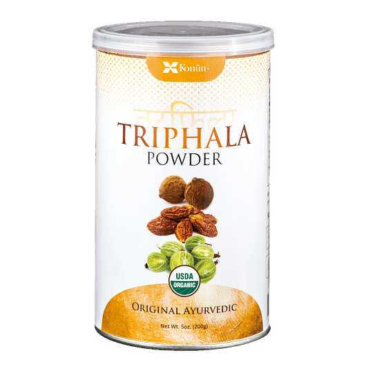 Triphala Powder, Triphala en Polvo, 200g, Konun