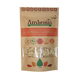 Almendra laminada, certificado sin gluten 300g Ambrosia