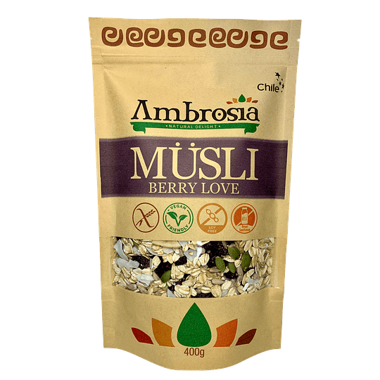 Müsli Berry Love Granola Sin Gluten 400g, Ambrosia