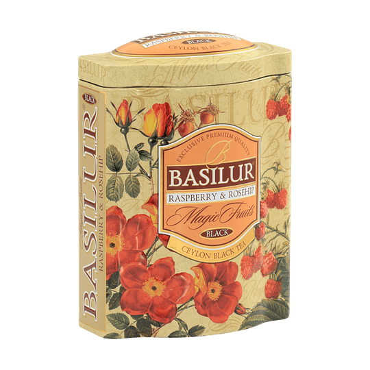 Té Frambuesa Grosella Caja Metálica - Basilur Raspberry & Roseship