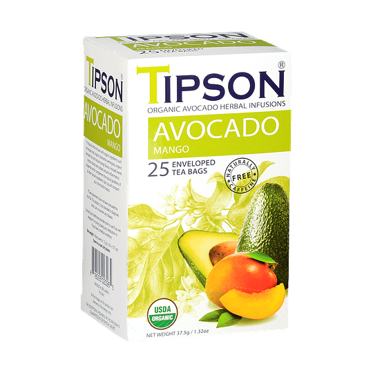 Infusión Hojas de Palta y Mango TIPSON 25 bolsitas