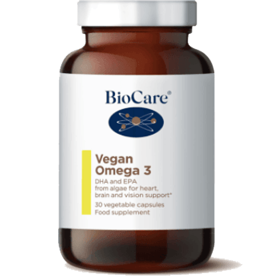 Omega 3 Vegano 30 Cápsulas - Vegan Omega3, Biocare