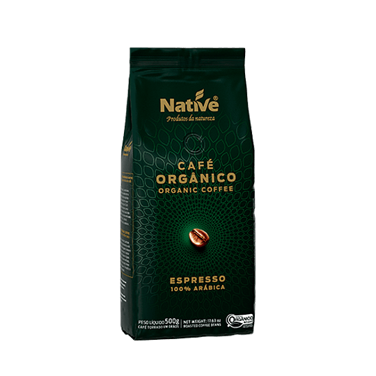 Café de grano entero orgánico 500g - Native