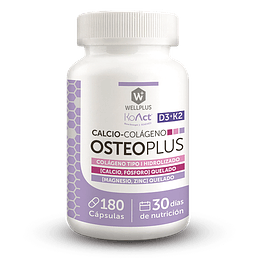 OSTEO PLUS (D3 + K2) 180 cápsulas - Wellplus