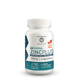 ZincPlus Quelado con L-Metionina, 90 cápsulas