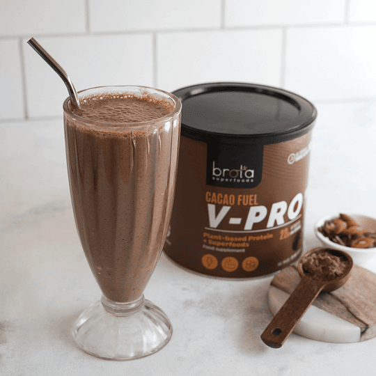 V-PRO Cacao Fuel, proteina vegetal, 650g , Brota