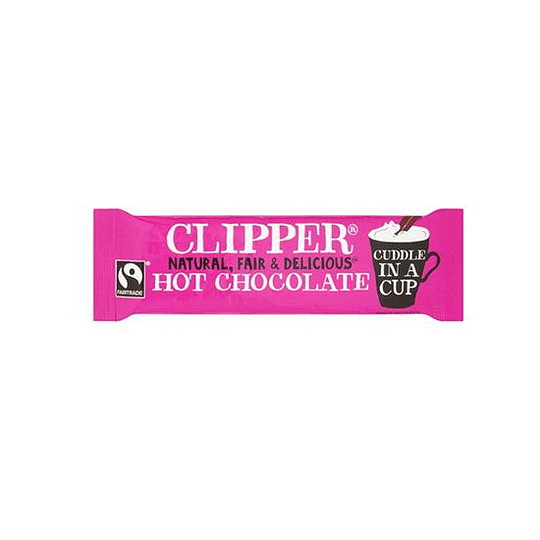 Chocolate caliente instantaneo, 28g, Marca Clipper