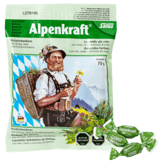 Alpenkraft caramelos, 19 unidades, 75g, Salus Floradix