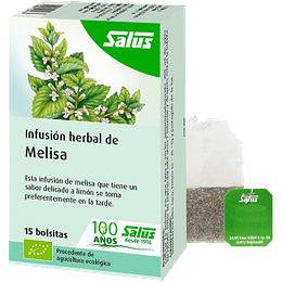 Infusión de Melisa, 15 bolsitas, 24g, Salus Floradix