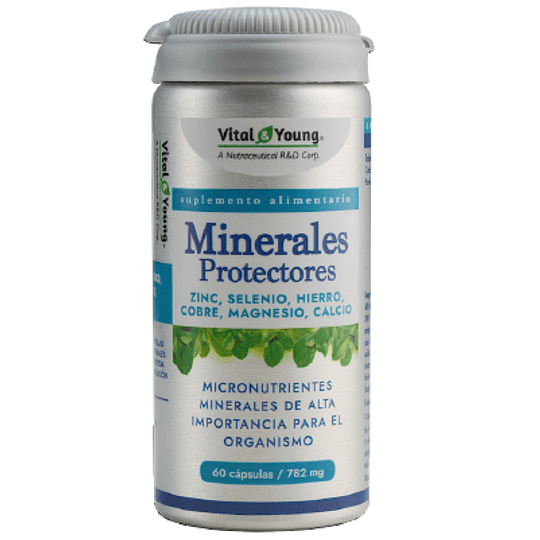 Minerales Protectores, 60 capsulas,  Vital & Young