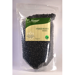 Poroto Negro Orgánico, 1kg, El Manzano