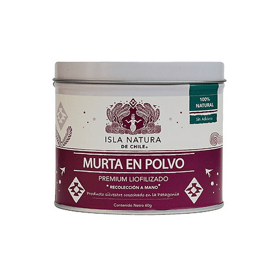 Murta Polvo Premium, 60g, Isla Natura, orgánico