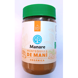 Mantequilla de maní orgánica, 360g, Manare