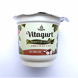 Vitagurt, 140g en base a coco, sin endulzar, Yoggie