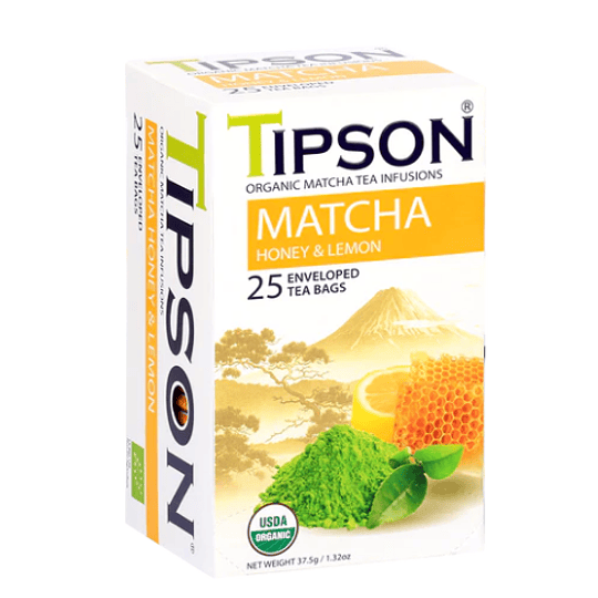 Matcha Miel & Limón, 25 bolsitas, Tipson