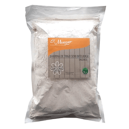 Harina Trigo Semintegral Orgánica: 1kg, El Manzano