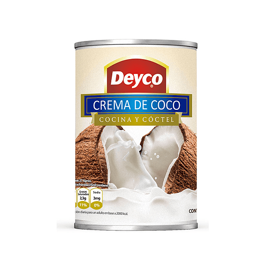 Crema de Coco,  396g,  Deyco
