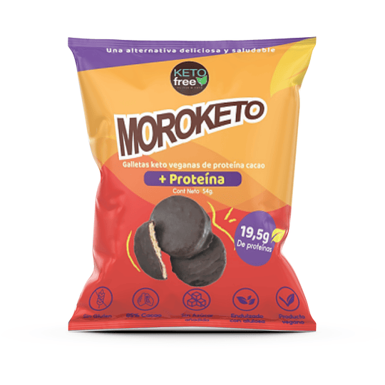 MOROKETO + PROTEINA, 54g, 19,5g Proteína,  Ketofree