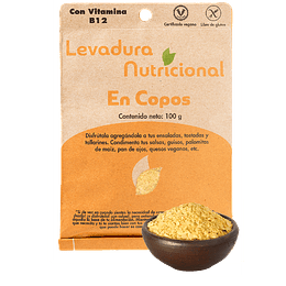 Levadura Nutricional En Copos, 100g, Dulzura Natural