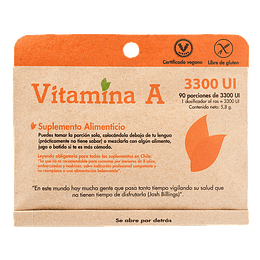 Vitamina A, 90 porciones, Dulzura Natural