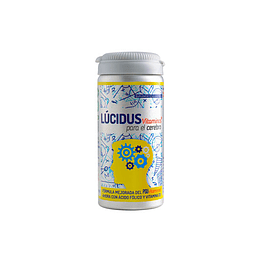 Vitaminas Lucidus 30 cápsulas, con B1, B2, B6, B9, B12, E, D3 y C - Vital & Young 