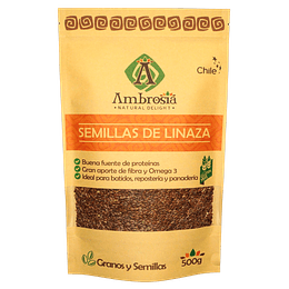 Semilla De Linaza 500g Certif. Sin Gluten