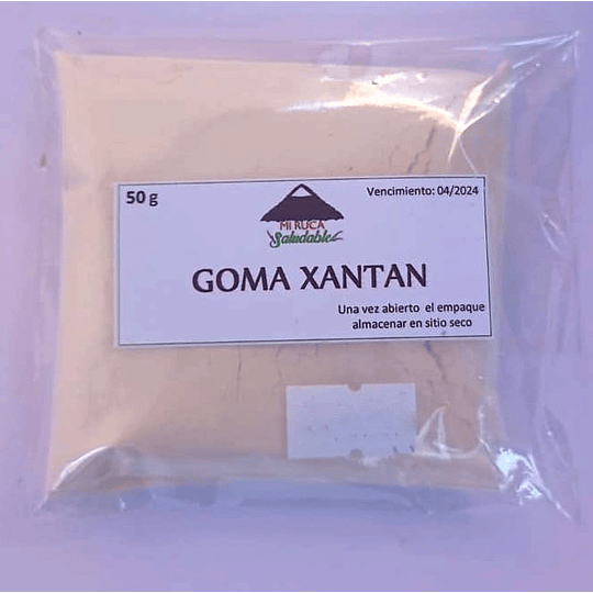 Goma Xantan, 50g, Mi Ruca Saludable