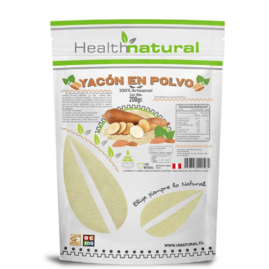 Yacón en polvo 200gr Health Natural