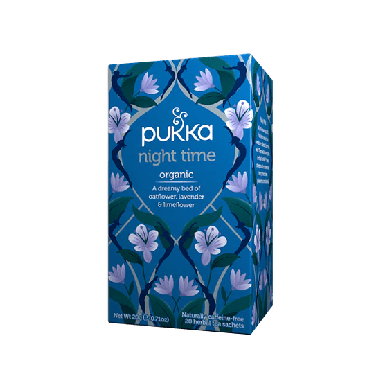 Té Orgánico para Dormir Night Time, 20 bolsitas, Pukka