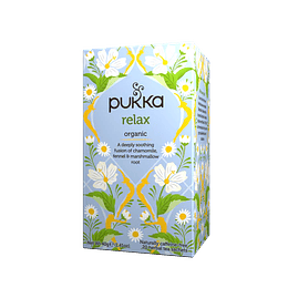 Té Orgánico Relajante Relax, 20 bolsitas, Pukka