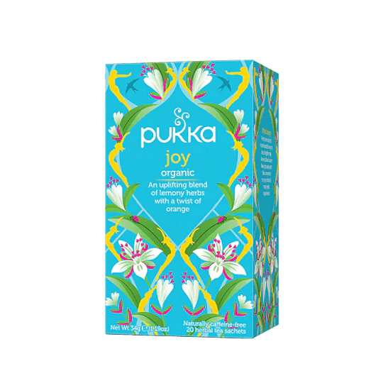 Té Orgánico Relajante Joy, 20 bolsitas, Pukka