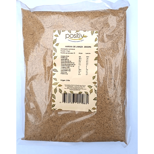 Harina De Linaza, Linaza Molida, 250g, Positiv