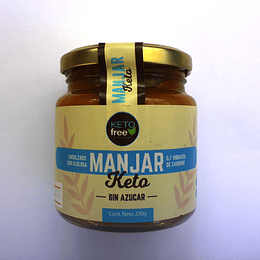 Manjar Keto Sin Azúcar, 220g, KetoFree 