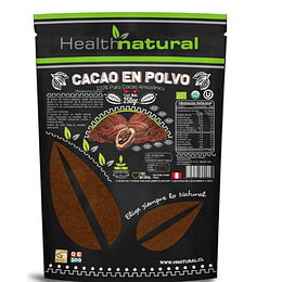 Cacao en Polvo Puro, Health Natural, 250g