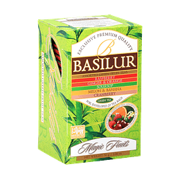 Assorted Green Teas, 25 Bolsitas, mix té verde con frutas, Basilur