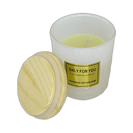 vela aromática,  limón, only for you, handmade candle, fragance for your home