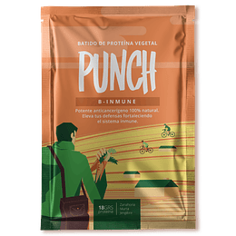 BATIDO DE PROTEÍNA VEGETAL  PUNCH,  B - INMUNE, 18g