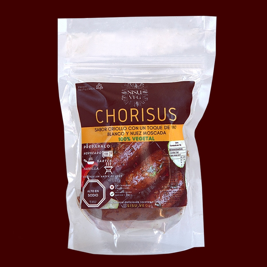 Chorizo de seitán, 165g