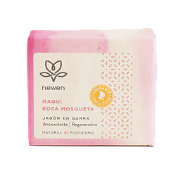 JABÓN NATURAL MAQUI ROSA MOSQUETA, 100g, NEWEN