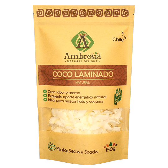 Coco Laminado – Natural, 150g, Ambrosia