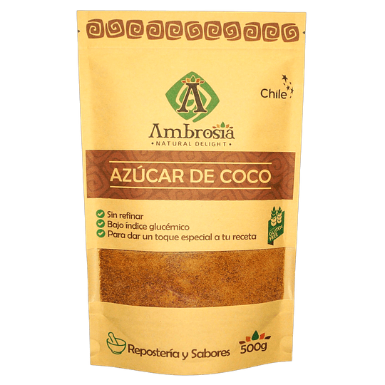Azúcar de Coco, 500g, Ambrosia